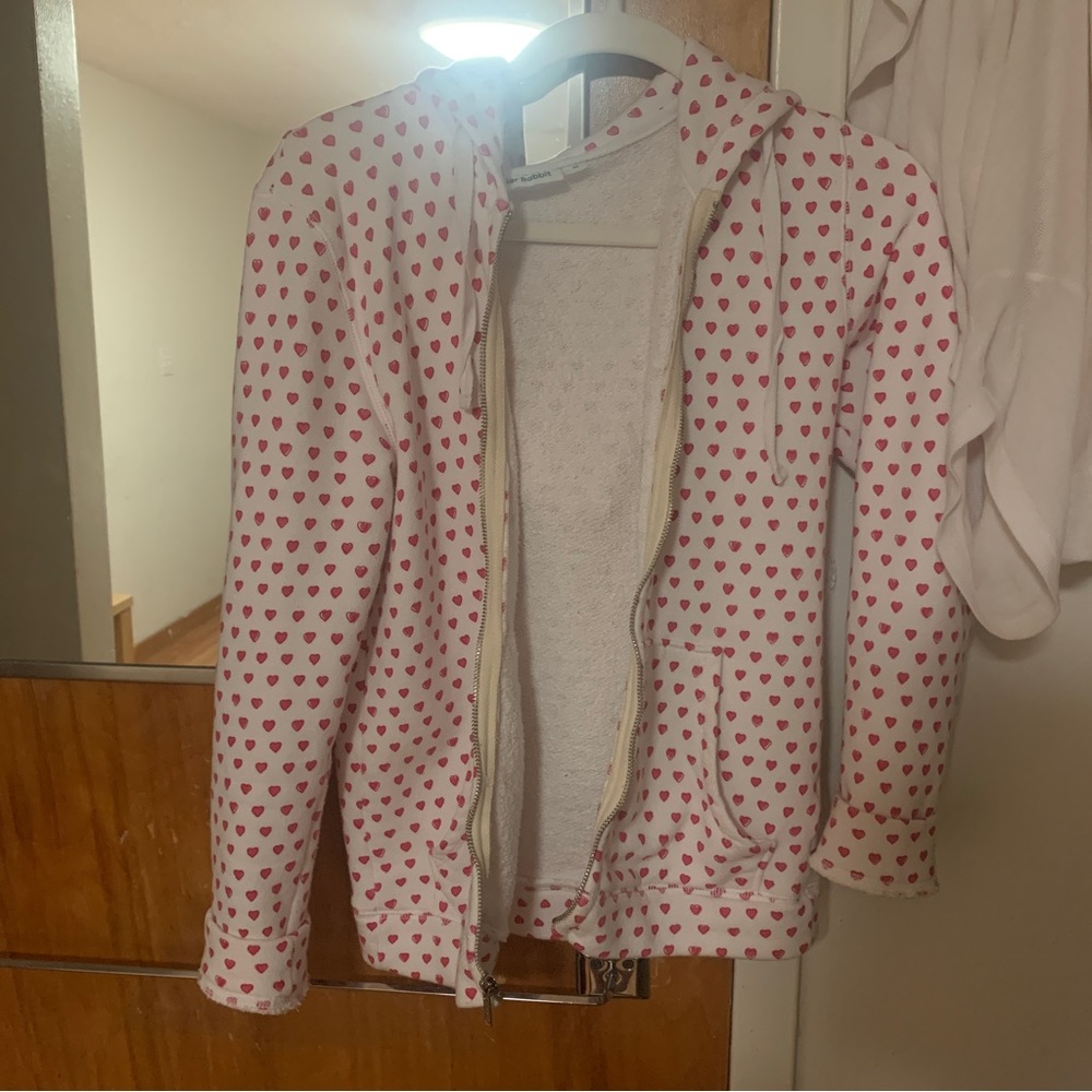 Roller rabbit zip hoodie